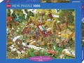 Produktbild: Funny Farm Puzzle 1000 Teile Michael Ryba Spiel Cartoon Puzzlereihe Heye 29989
