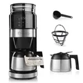 Produktbild: Barista Kaffeemaschine mit digitalem TouchDisplay 800W schwarz mit Mahlwerk +...