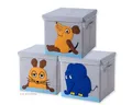 Produktbild: Lifeney Faltbox Aufbewahrungsboxen-Set, Kinderzimmer Organizer, mit Deckel
