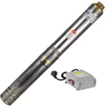 Produktbild: 4 Zoll Brunnenpumpe Tiefbrunnenpumpe Gartenpumpe 750W 4000l/h 6,7 bar 15m Kabel
