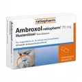 Produktbild: AMBROXOL-ratiopharm 75 mg Hustenlöser Retardkaps. 20 St.