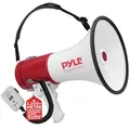 Produktbild: Portable Megaphone Speaker PA Bullhorn - Built-in Siren, 50W Adjustable Volume Control & 1200 Yard Range - Ideal for Any Outdoor Sports, Cheerleading Fans & Coaches or for Safety Drills - Pyle PMP52BT