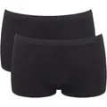 Produktbild: sloggi Panty GO Sense (2er Pack) Santoni Rundstrick schwarz L