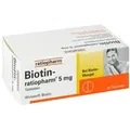 Produktbild: Biotin Ratiopharm 5 mg Tabletten