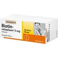 Produktbild: Biotin-ratiopharm 5 mg Tabletten 90 St