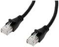 Produktbild: Amazon Basics Gigabit-Ethernet-LAN-Kabel, RJ45, Cat6, ideal für Heim- und Büronetzwerke, 1m 1 Stück, Schwarz