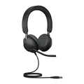 Produktbild: Jabra Evolve2 40 SE - Schnurgebundenes Stereo Headset zertifiziert für Microsoft Teams, mit USB-A