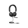 Produktbild: Jabra Evolve2 40 SE - Kabelgebundenes Stereo-Headset schwarz