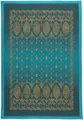 Produktbild: Bassetti Gold Decor Plaid aus 100% Baumwolle in der Farbe Smaragdgrün V1, Maße: 135X190 cm - 9333419