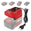 Produktbild: Ladegerät für Einhell 18V Power X-Change Akku, Tragbares Mini-Schnellladegerät für Einhell 18V Akku 4511396 4511437 4511437OVP PXBP-300