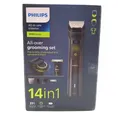 Produktbild: Philips Multigroom Serie 9000 14 in One Barttrimmer Haartrimmer OneBlade 2x Ulti