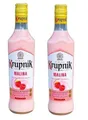 Produktbild: 2 Flaschen Krupnik Malina Himbeerlikör likier Likör a 500 ml 16% vol.