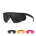 Produktbild: Wiley X | Saber Advanced | Schießbrille & Sportbrille Herren | Perfekt als Laufbrille Fahrradbrille & MTB Brille │ 100% UVA/UVB-Schutz | Ideal bei Outdoor-Aktivitäten Airsoft Rennrad Schießen