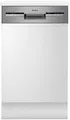 Produktbild: Amica EGSP 569 900 E Teilintegrierter Geschirrspüler, 45 cm breit, 9 Maßgedecke, AquaStop, 4 Programme, Edelstahlblende
