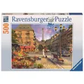 Produktbild: Ravensburger Puzzle Spaziergang durch Paris 500 Teile | Erwachsenenpuzzle