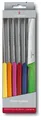 Produktbild: Victorinox Swiss Classic, Tomatenmesser/Tischmesser, 6 Stück, 11 cm, geriffelt, Mix