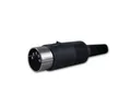 Produktbild: Blanko DIN-Stecker 5-pol. Diodenstecker (DIN-Norm) mit Knickschutz