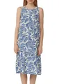 Produktbild: s.Oliver Midikleid aus Strukturiertem Viskosemix mit All-Over-Print