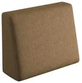 Produktbild: sunnypillow Palettenkissen für Gartenmöbel - Rückenkissen 60x40x20/10cm - Rückenpolster für Bett und Sofa - Palettenpolster, Gartenpolster für Palettenmöbel - Lounge Kissen mit abnehmbarem Bezug Braun
