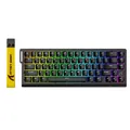 Produktbild: Gaming Tastatur Kabelgebunden RGB 60% Kompakt QWERTY Layout PC Mac 8000Hz 0,01mm