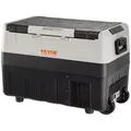 Produktbild: VEVOR Camping Kühlschrank 35 L Kühlboxen 12 / 24 V Rollbare Elektrische Gefrierbox 2 in 1 Doppelzone Auto Kühlschrank Kompressor zum Warmhalten und