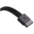 Produktbild: SILVERSTONE SATA III Kabel 50cm - sleeved black