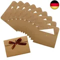 Produktbild: Kraftpapier Umschläge, MYLERCT 10 Stück Umweltfreundliche Retro-Briefumschläge B