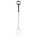 Produktbild: Fiskars Teleskop-Spatengabel für Harte, steinige Böden, Mit 4 Zinken, Länge 1,10 m bis 1,30 m, Hochwertiger Borstahl, Schwarz/Silber, SmartFit, 1070717