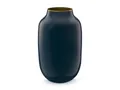 Produktbild: Pip Studio Metall Vase Oval Mittel Blau 30cm