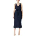 Produktbild: Vila Clothes Vila Eleganz Sommerkleid Blau Damen V-Ausschnit, Größe S