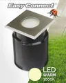 Produktbild: Led Lampe Bodenstrahler 12x12cm IP65 Warmweiß 3000K GU10 4W 320lm