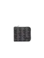 Produktbild: Lacoste Herren Portemonnaie COMPACT Zip Wallet,Lederimitat (100% PVC),11x9.5x2cm, Geldbörse Wallet,SCHWARZ/GRAU (H45),Einheitsgröße (One Size)
