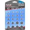 Produktbild: HyCell Knopfzelle Sortiment 24-teilig, AG1/3/4/5/8/10/12/13, CR1620/2016/2025/2032, 24 Stück