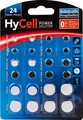 Produktbild: HyCell 24x Knopfzellen-Sparset / verschiedene Größen