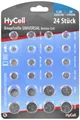 Produktbild: HyCell Knopfzellen-Set je 2x AG 1, AG 3, AG 4, AG 5, AG 8, AG 10, AG 12, AG 13, sowie je 2x CR 1620, CR 2016, CR 2025, CR 2032