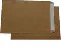 Produktbild: 100 St. Briefumschläge DIN A4 C4 extra stark 120 gr. HK braun ohne Fenster