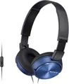 Produktbild: Sony MDR-ZX310APL Kopfhörer mit Mikrofon Full-Size kabelgebunden 3,5 mm Stecker Blau (MDRZX310APL.CE7)
