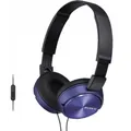 Produktbild: Sony MDR-ZX310APL - faltbare Kopfhörer mit Mikrofon - einfache Steuerung - blau