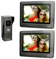 Produktbild: Eura Video Türsprechanlage Gegensprechanlage VDP-45A3 Alpha 4 Draht 7 Zoll 2-Fam
