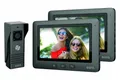 Produktbild: EURA VDP-45A3 Alpha 4-Draht-Video-Türsprechanlage mit 2 x 7-Zoll-Monitor schwarz