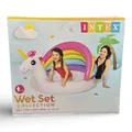 Produktbild: INTEX Einhorn Baby Pool Kinder Planschbecken Maße (LxBxH): 127 x 102 x 69 cm