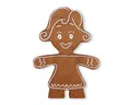 Produktbild: colourliving Weihnachtsfigur Lebkuchenfrau Weihnachts Tischdeko Weihnachtsfigur, Handbemalt, auch als Fensterdeko geeignet, Weihnachtsdeko