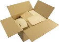 Produktbild: 4 KG Holzreste & eckige Holzscheiben, Ceiba-Twin Sperrplatten, 3 & 10mm, Vielfältige Größen, unbehandelt und grob geschliffen, Perfekt zum Basteln