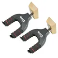 Produktbild: Wall montierbare universelle Gitarrenhänger mit gepolsterten Armen - Twin Pack