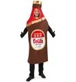 Produktbild: Fries Lebensmittel-Kostüm Bier Flasche Kostüm Früh Kölsch Kölle Alaaf Karneval Universal Passend