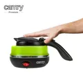 Produktbild: Camry CR 1265 Reise Wasserkocher Kunststoff Silikongehäuse 0,5 L faltbar grün