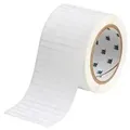 Produktbild: Brady, THT-1-498-10, Vinylgewebe, Weiß, 19.05 x 6.35 mm, wiederablösbar, 4-bahnig (10000 E.)