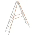 Produktbild: Layher Topic 1039 Sprossenstehleiter 2x14 Sprossen
