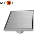 Produktbild: Mert - Design Bodenablauf 'Edel' 200x200mm, komplett aus Edelstahl