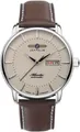 Produktbild: Zeppelin Atlantic Automatik beige Day Date Herrenuhr 84665 mit Lederarmband